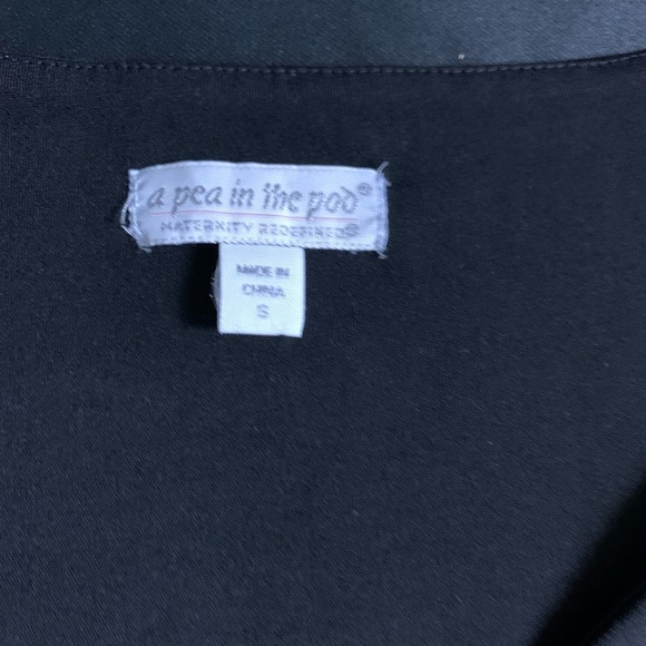 A pea in a pod maternity Black Sleeveless V-Neck Dress - Picture 6 of 8